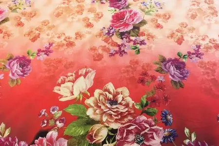 arianna red cotton fabric print gallery 5