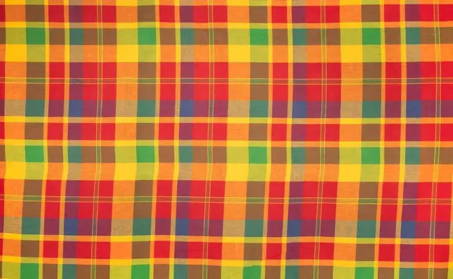 autentisk madras plaid bomuldsstof banner 2