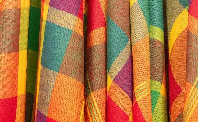 autentisk madras plaid bomuldsstof banner 4