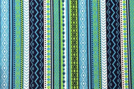 Tissu large imprimé aztèque bleu galerie 4 Tissu large imprimé aztèque bleu galerie 4