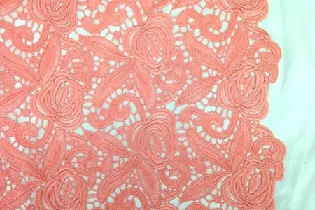 corail pêche rose guipure dentelle galerie 4