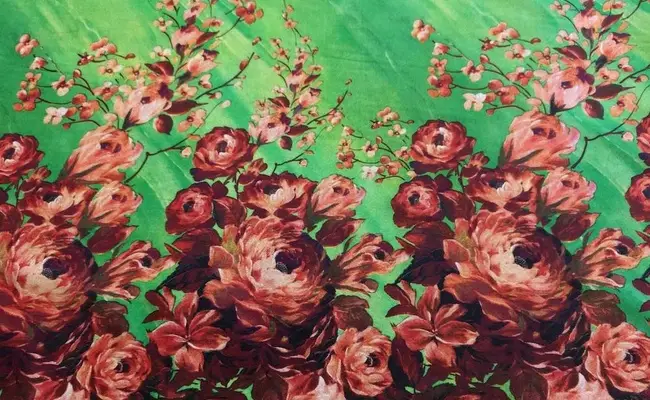 diana green cotton fabric print banner 3