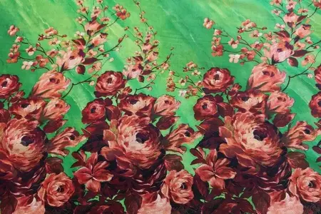 diana green cotton fabric print gallery 3