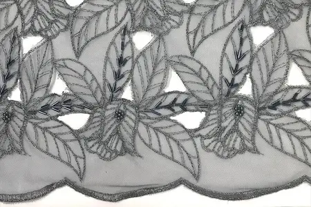 grey beaded lace on mesh gallery 2 grey beaded lace on mesh gallery 2