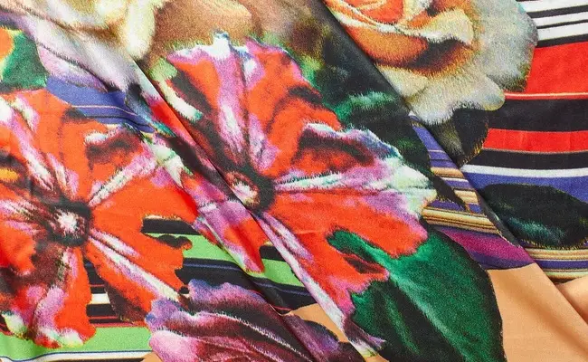 jennifer gold stripe charmeuse fabric banner 1