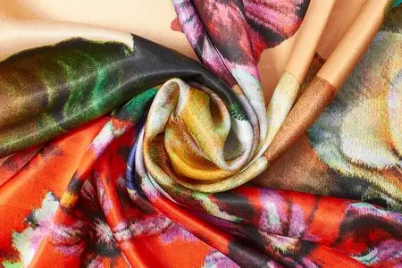 jennifer gold stripe charmeuse fabric gallery 2
