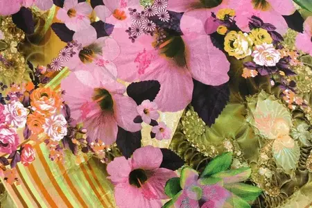 jennifer green stripe charmeuse fabric gallery 4