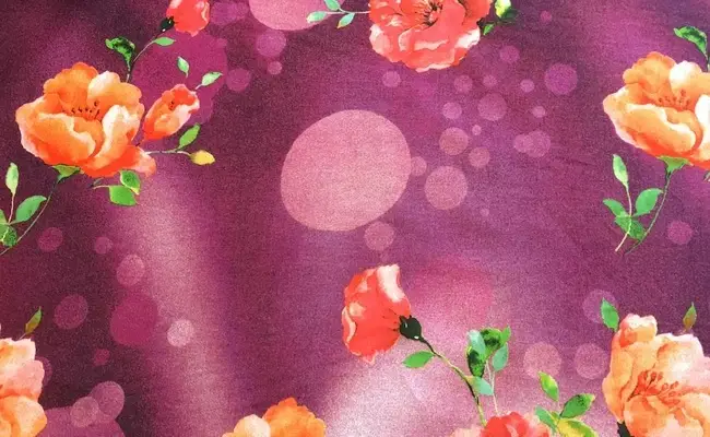kara magenta cotton fabric print banner 3