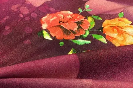 kara magenta cotton fabric print gallery 1
