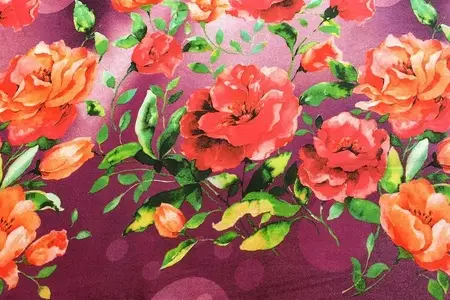kara magenta cotton fabric print gallery 2