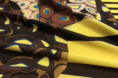 karyn brown printed charmeuse fabric gallery 3