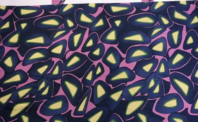 karyn fuchsia printed charmeuse fabric banner 3