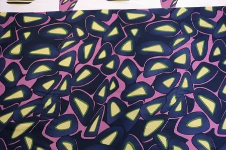 karyn fuchsia printed charmeuse fabric gallery 3