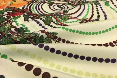 kayla beige cotton fabric print gallery 3
