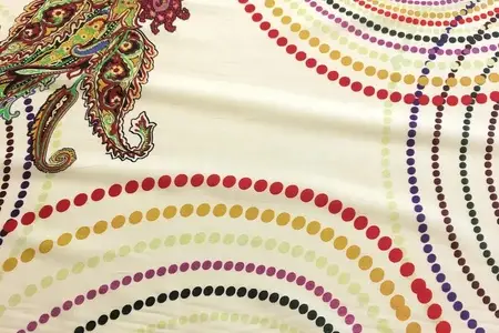 kayla beige cotton fabric print gallery 4
