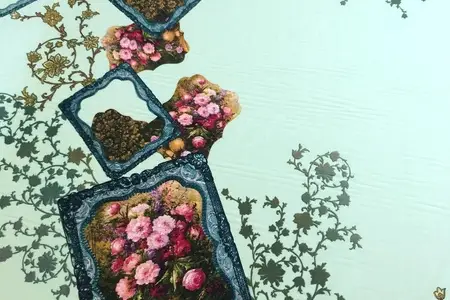 kristen green cotton fabric collection gallery 1