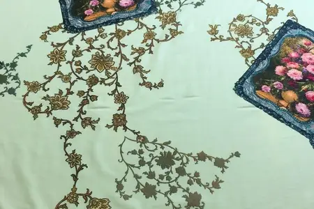 kristen green cotton fabric collection gallery 2