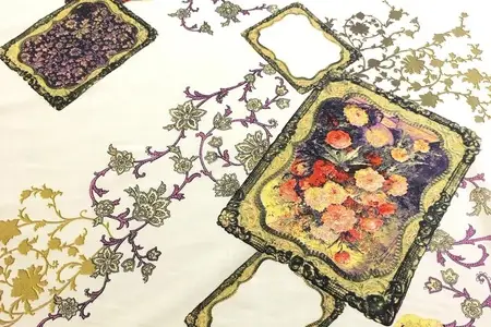 kristen white cotton fabric collection gallery 4
