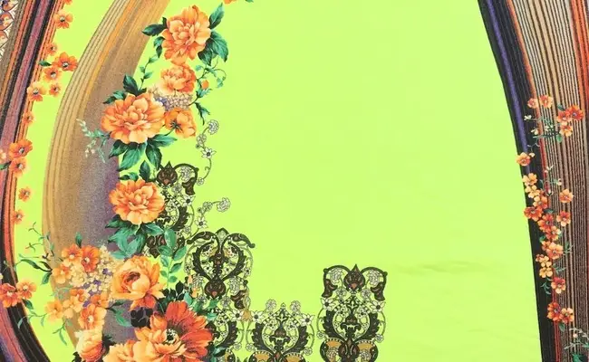 lauren lime cotton fabric print banner 1