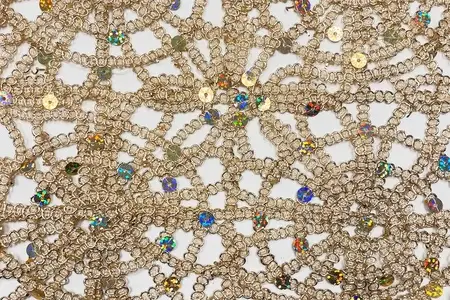 luxueux tissu de dentelle à paillettes cordées galerie 1 luxueux tissu de dentelle à paillettes cordées galerie 1