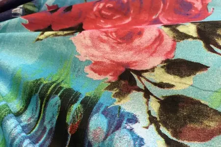 maya blue cotton fabric for crafts gallery 1