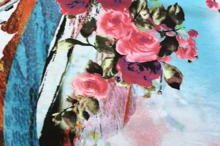 maya blue cotton fabric for crafts gallery 3