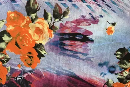 maya purple cotton fabric design gallery 1