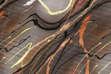 monica brown charmeuse printed fabric gallery 3