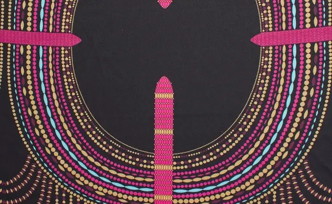 nicole black printed charmeuse fabric banner 2