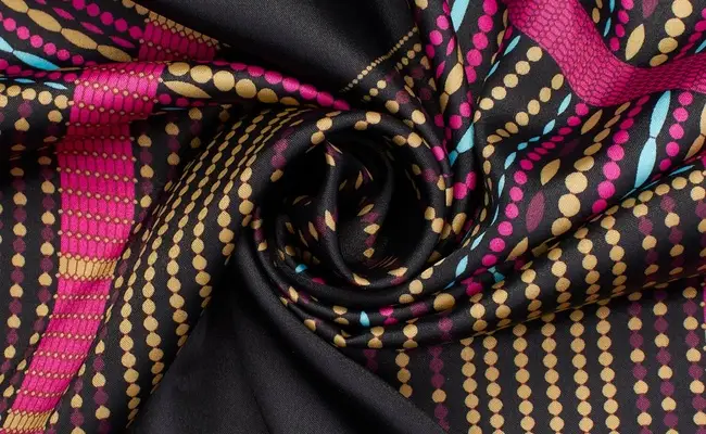 nicole black printed charmeuse fabric banner 3