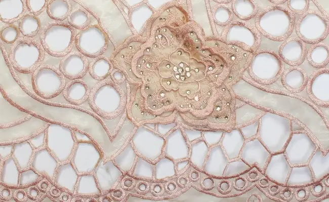 orange miranda decorative floral lace banner 3