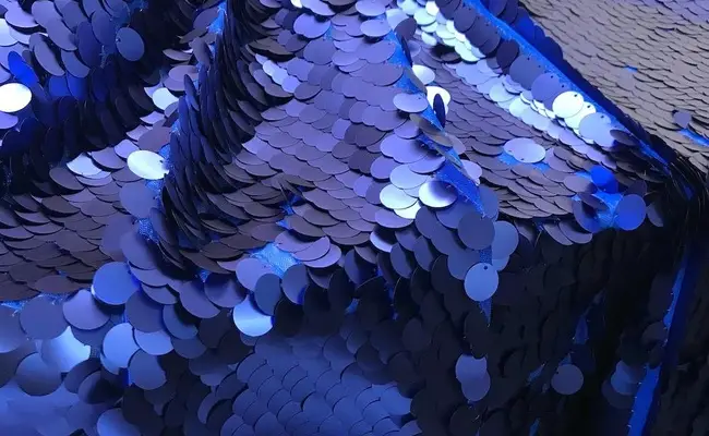 paillette circle sequins fabric banner 1