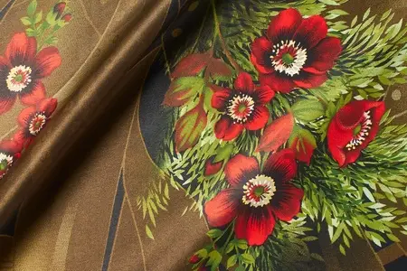 pamela green charmeuse printed fabric gallery 1