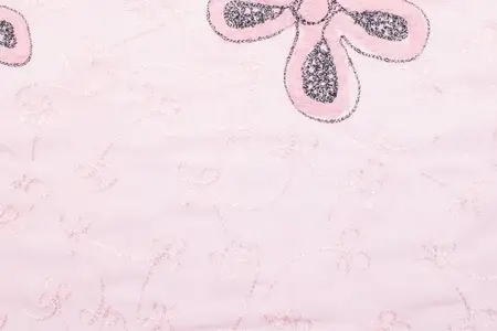 pink floral embroidered georgette fabric gallery 3