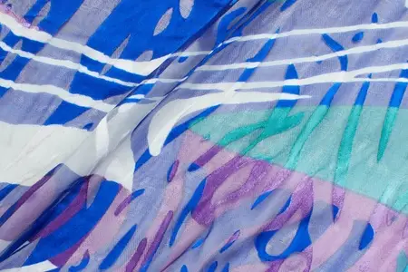 premium burnout silk chiffon fabric gallery 1