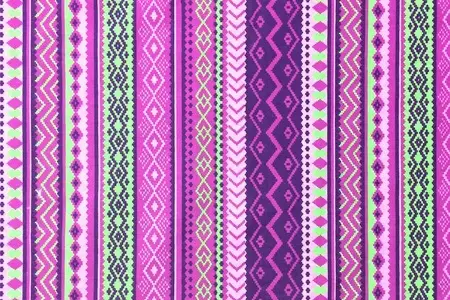 Tissu large imprimé aztèque violet galerie 1 Tissu large imprimé aztèque violet galerie 1