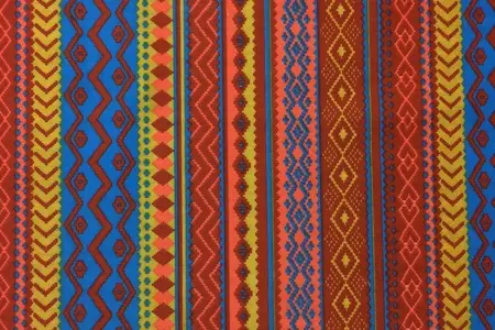 Tissu large imprimé aztèque rouge galerie 5 Tissu large imprimé aztèque rouge galerie 5