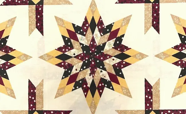 bandera de tela de algodón con estampado de estrellas 1