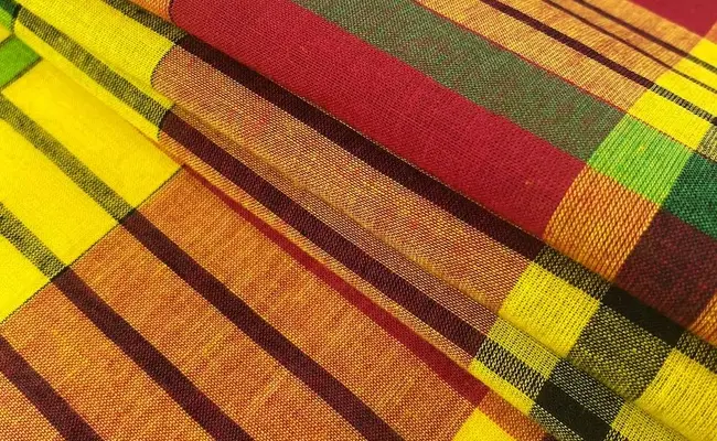 estilo 320 clásico madrás tela escocesa de algodón bandera 1