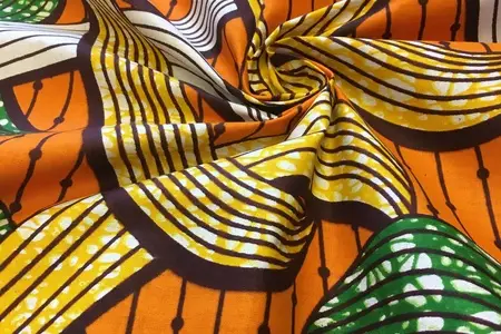 tradiční africká tkanina s potiskem 90128-5 galerie 2 tradiční africká tkanina s potiskem 90128-5 galerie 2