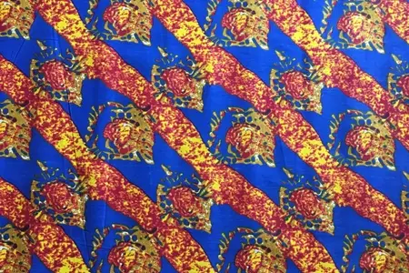 tradiční africká tkanina s potiskem 90136-3 galerie 4 tradiční africká tkanina s potiskem 90136-3 galerie 4