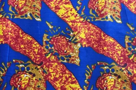 tradiční africká tkanina s potiskem 90136-3 galerie 5 tradiční africká tkanina s potiskem 90136-3 galerie 5