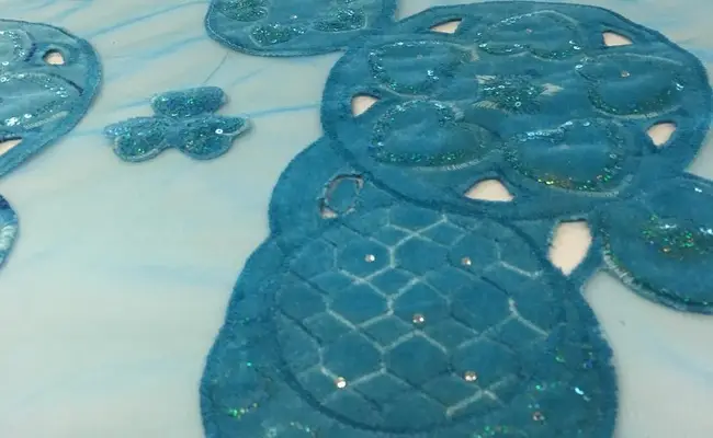 turquoise circle embroidery lace fabric banner 3 turquoise circle embroidery lace fabric banner 3