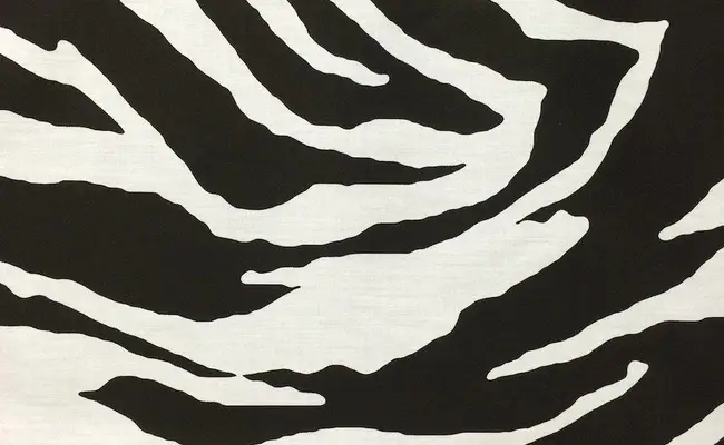 bannière polyvalente en tissu large imprimé zébré 3