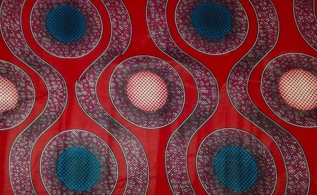vibrant orbs bandera de tela con estampado africano 1
