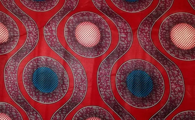 vibrant orbs bandera de tela con estampado africano 3